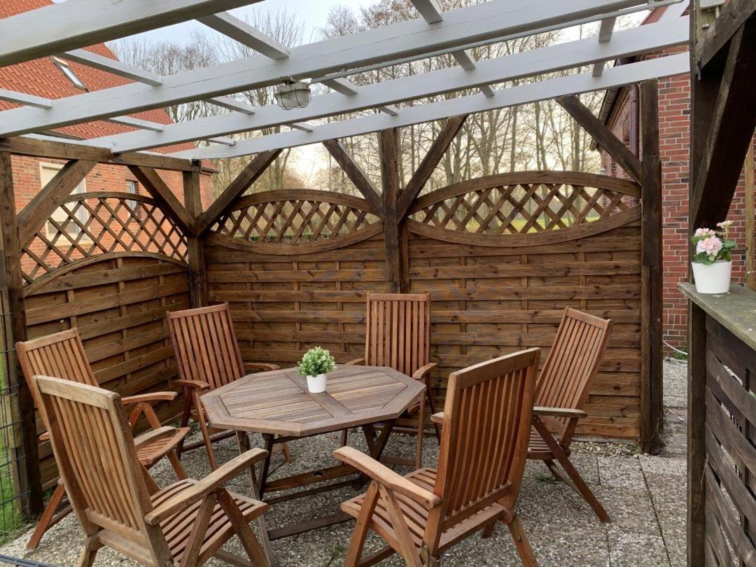 Neu! Schickes Und Modernes Ferienhaus Ant Zingel Krummhörn Exteriér fotografie