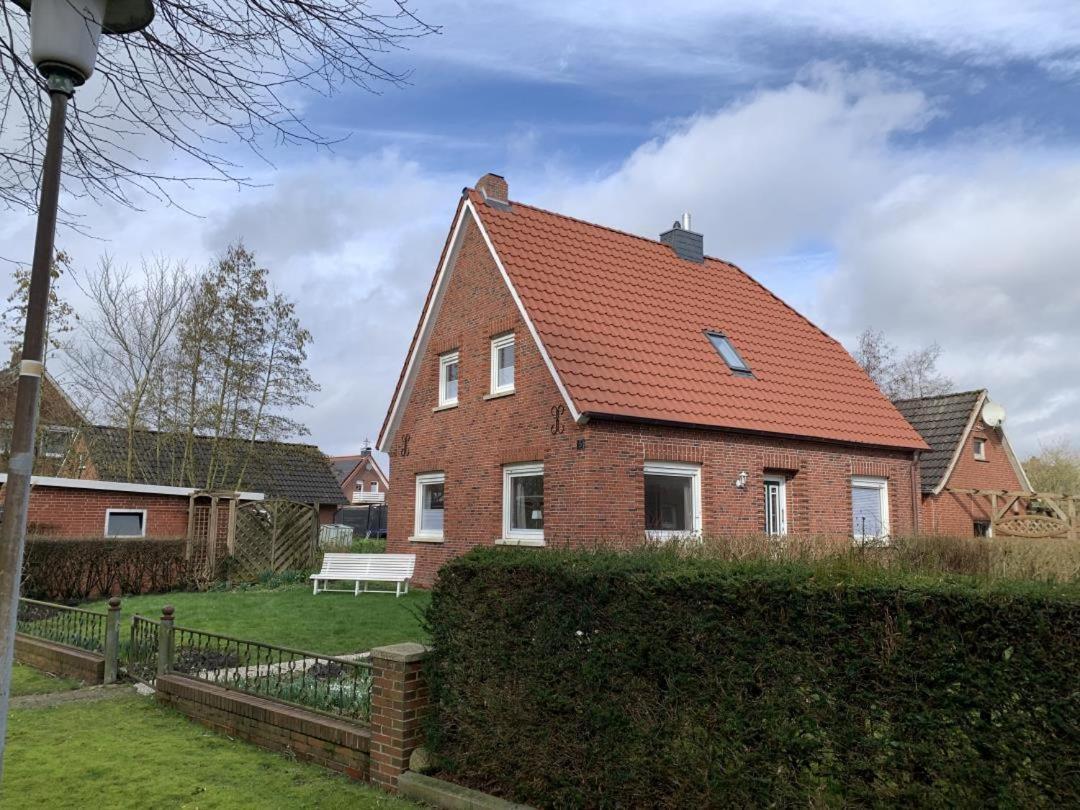 Neu! Schickes Und Modernes Ferienhaus Ant Zingel Krummhörn Exteriér fotografie