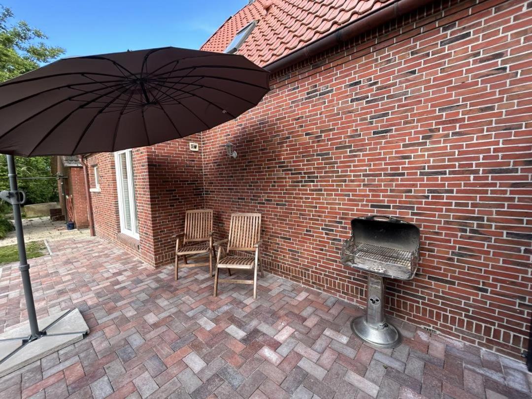 Neu! Schickes Und Modernes Ferienhaus Ant Zingel Krummhörn Exteriér fotografie